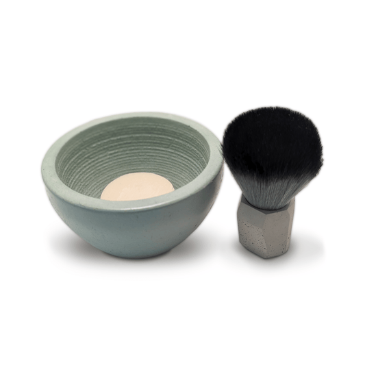 Green Shaving Bowl Bundle - Beards and Stuff
