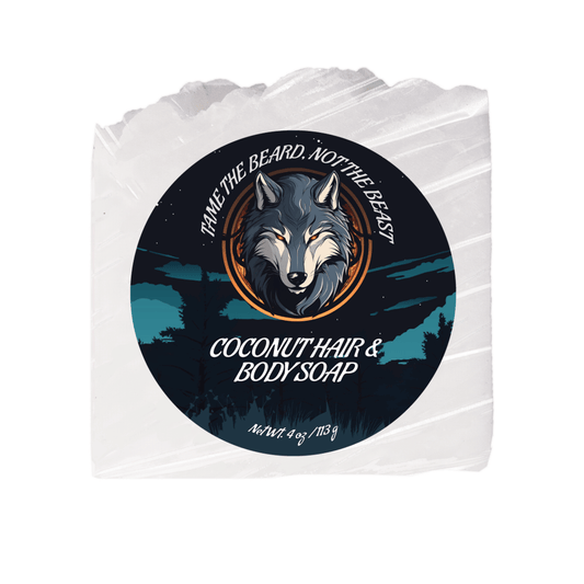 Coconut Hair & Body Soap - Beards and Stuff