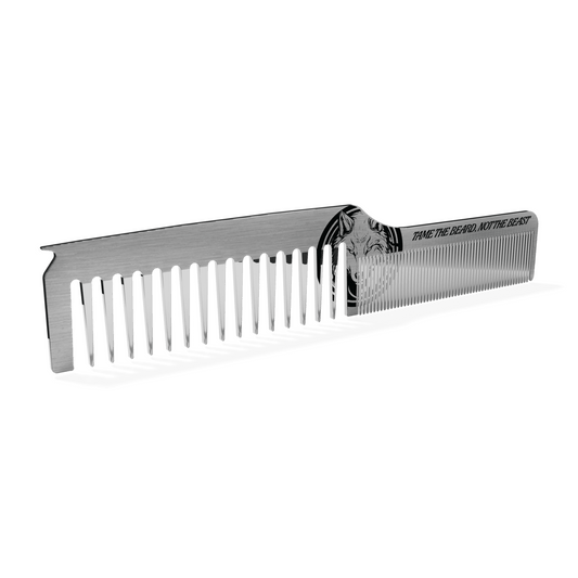 Stainless Dual Tooth Comb - Beards and Stuff