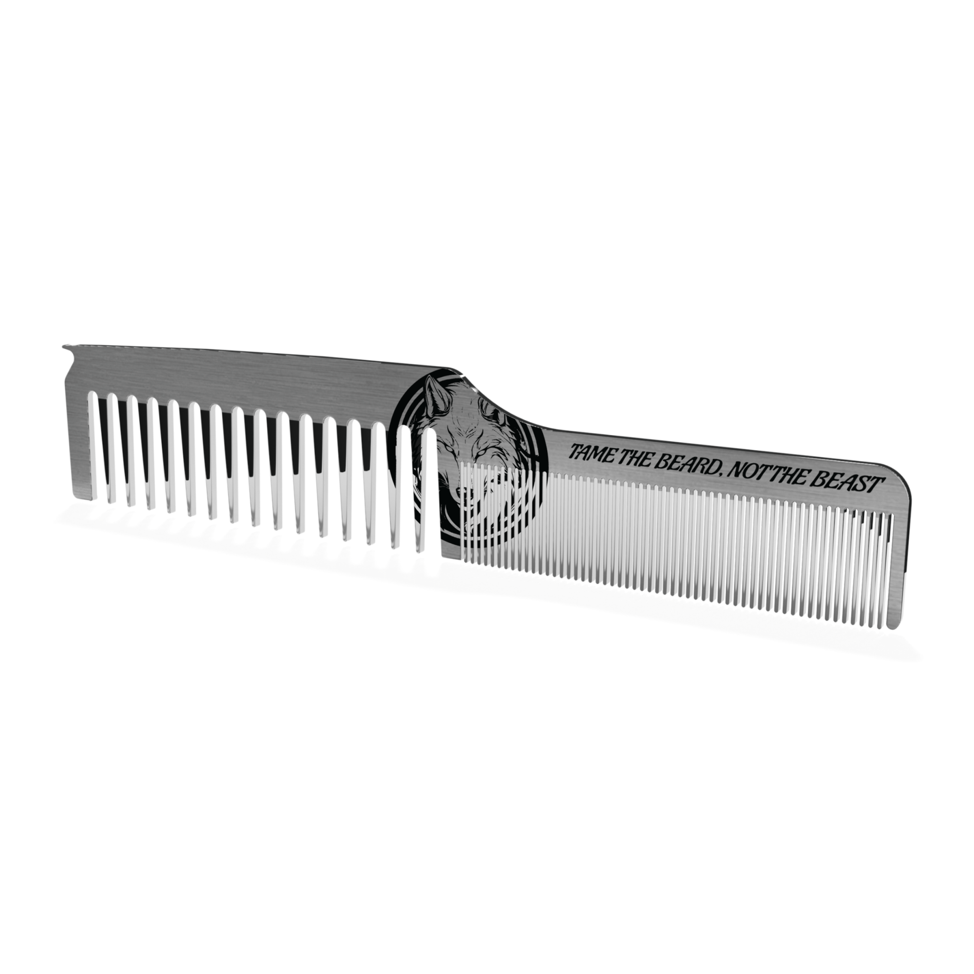 Stainless Dual Tooth Comb - Beards and Stuff