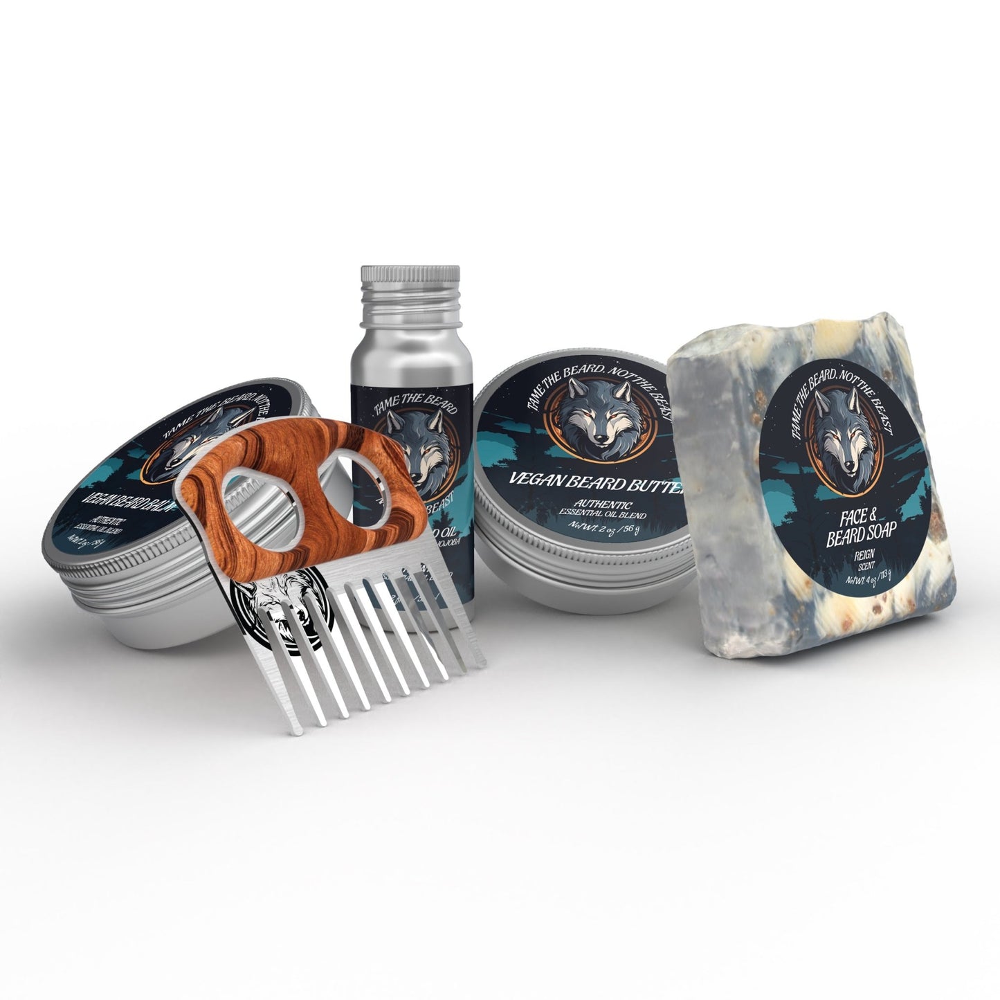 Vegan Majestic Beard Bundle - Beards and Stuff