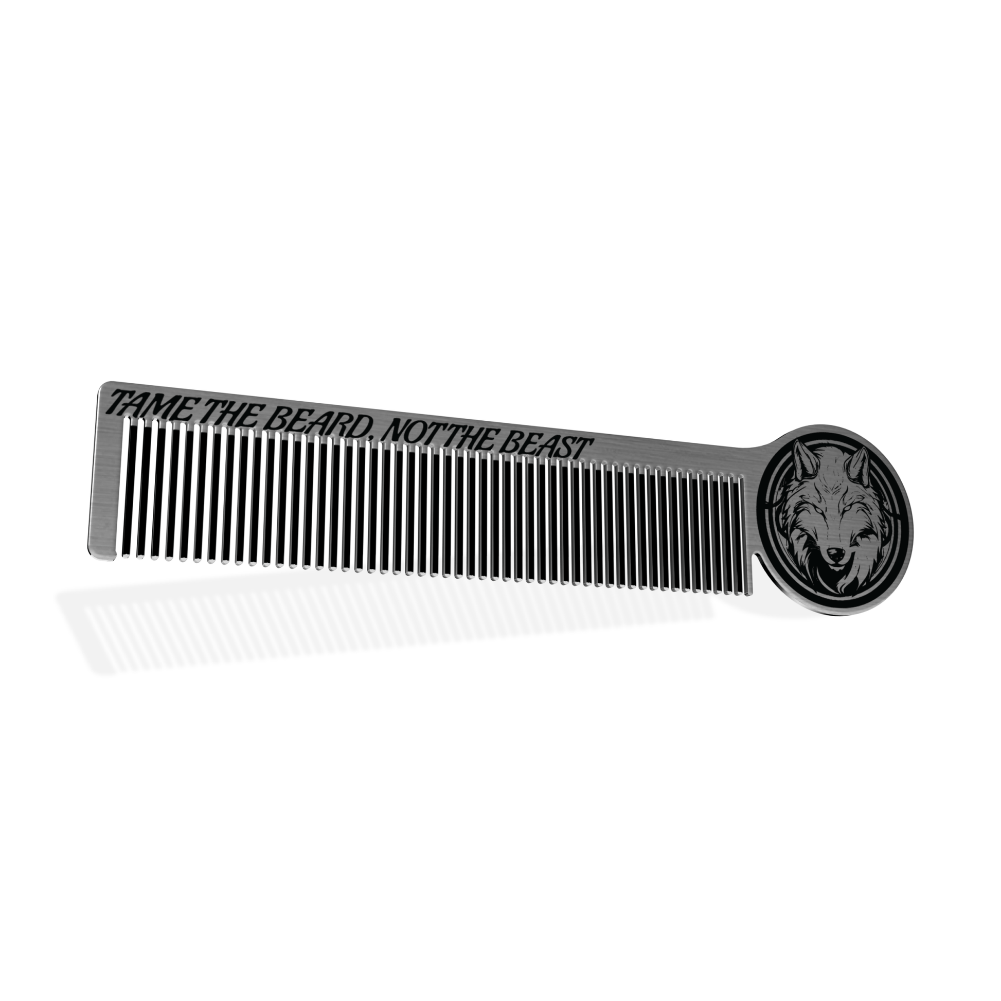 Stainless Moustache Comb - Beards and Stuff