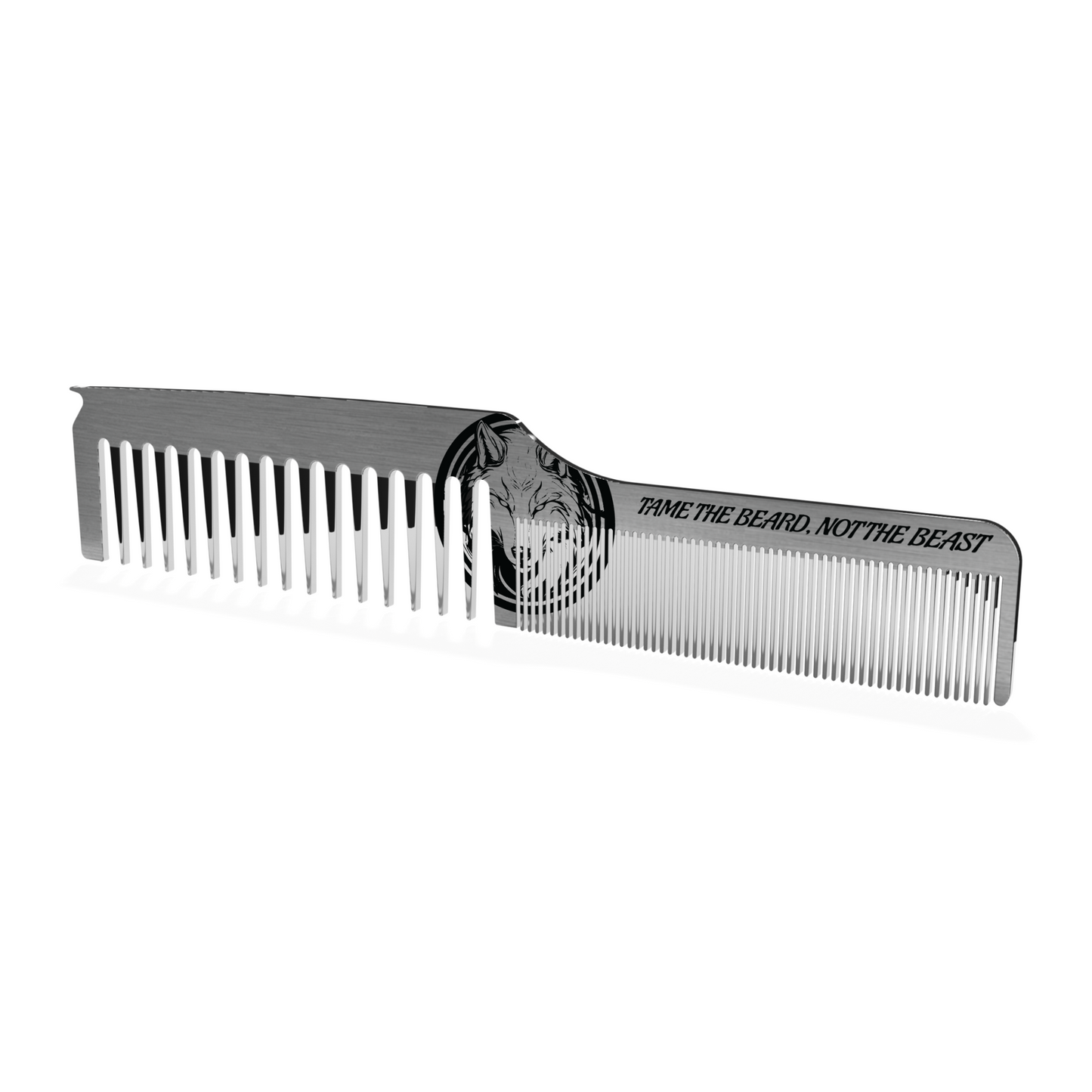 Stainless Dual Tooth Comb