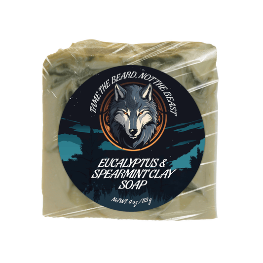 Eucalyptus & Spearmint Clay Soap - Beards and Stuff