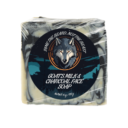 Goat's Milk & Charcoal Face Soap - Beards and Stuff