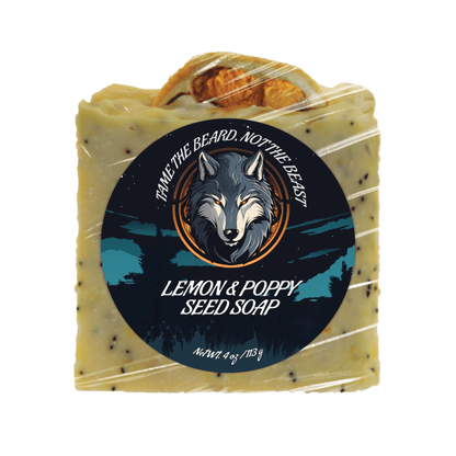 Lemon & Poppy Seed Soap - Beards and Stuff