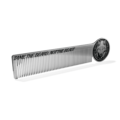 Stainless Moustache Comb - Beards and Stuff