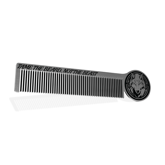 Stainless Moustache Comb - Beards and Stuff