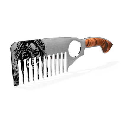 Zombie Girl Beard Comb - Beards and Stuff